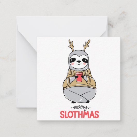 Prettig kerstfeest notitiekaartje (Voorkant)