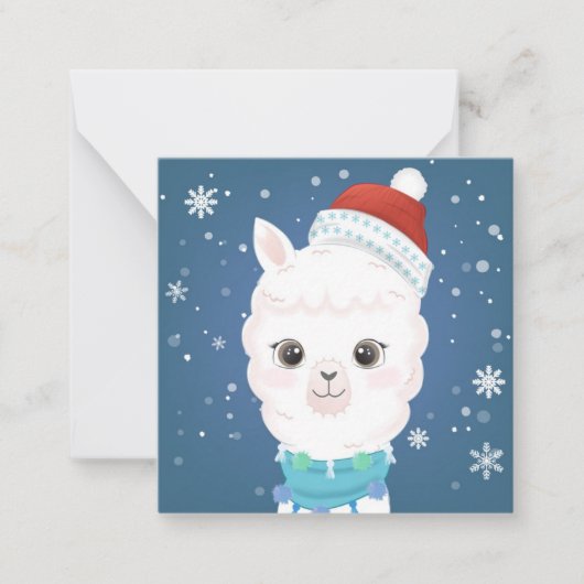 Prettig kerstfeest notitiekaartje (Voorkant)