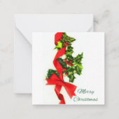 Prettig kerstfeest notitiekaartje (Voorkant)