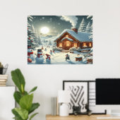 Prettig kerstfeest - O24 Poster (Thuiskantoor)