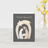 Prettig Kerstfeest! Oekraïense kerstkaart Kaart (Gele Bloem)