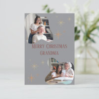 Prettig kerstfeest oma – kaart met jouw foto's