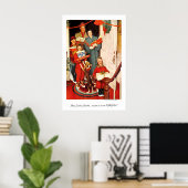 Prettig kerstfeest, oma kerstmagazinecover poster (Thuiskantoor)