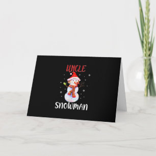 Prettig Kerstfeest Oom Sneeuwman   Cadeaus voor Oo Kaart
