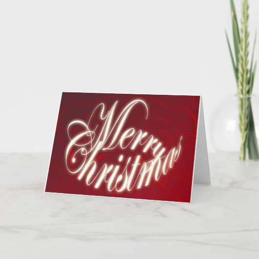 Prettig kerstfeest op Rode kaart (Voorkant)