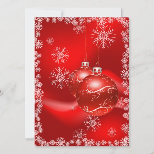 Prettig Kerstfeest op Rood en Groen Kaart (Achterkant)