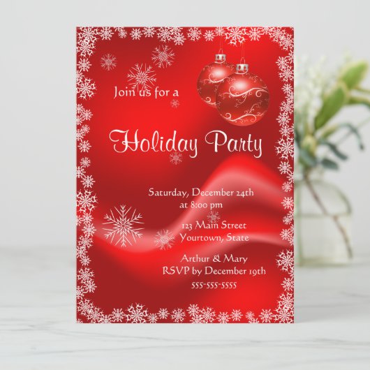 Prettig Kerstfeest op Rood en Groen Kaart (Staand voorkant)