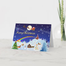 Prettig kerstfeest op volle maan