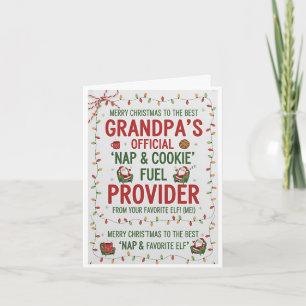 Prettig kerstfeest Opa Feestdagen Kaart