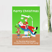 Prettig kerstfeest orthodontist Sinterklaas Kaart (Voorkant)