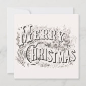 Prettig kerstfeest, Oud Kerstfeestje Kaart (Voorkant)