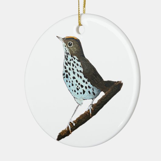 Prettig kerstfeest ~Ovenbird~ Keramisch Ornament (Links)
