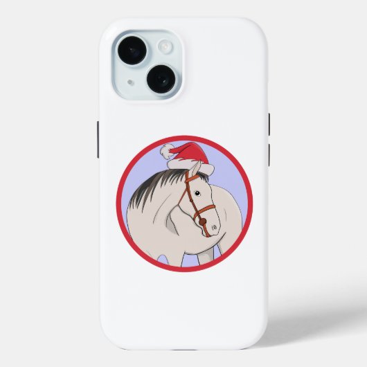 Prettig kerstfeest Paard Case-Mate iPhone Case (Achterkant)