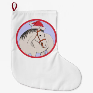 Prettig kerstfeest Paard Grote Kerstsok