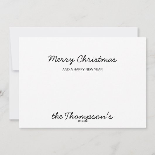 Prettig kerstfeest Paard Maretak Paardachtig Cute  Feestdagenkaart (Achterkant)