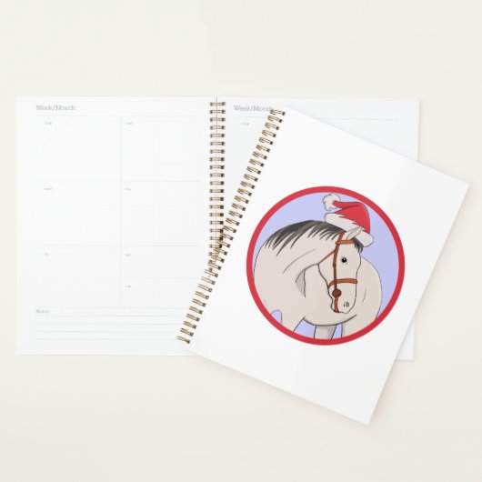 Prettig kerstfeest paard planner (Display)