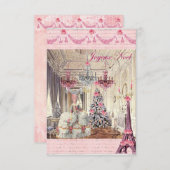 Prettig Kerstfeest Paleis Versailles Marie Antoine Kaart (Voorkant / Achterkant)