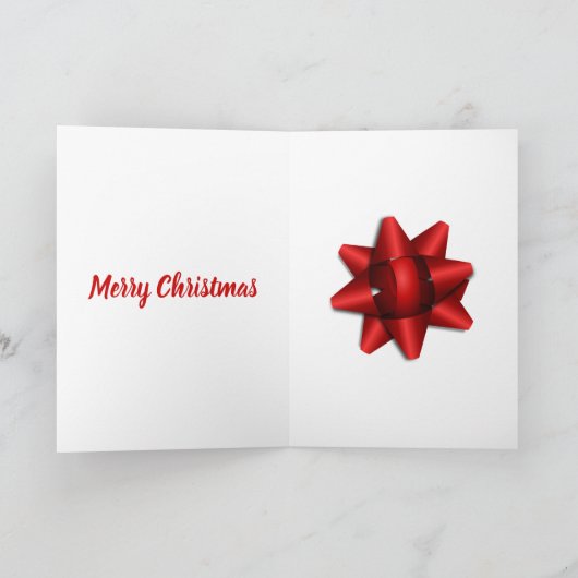 Prettig kerstfeest Papa van bump Kaart (Binnen)