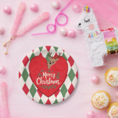 Prettig kerstfeest Papieren bord (Feest)