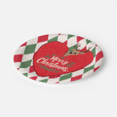 Prettig kerstfeest Papieren bord (Gekanteld)