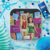 Prettig kerstfeest. papieren bordje (Feest)