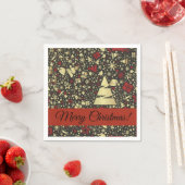"Prettig Kerstfeest!" Papieren servetten (Insitu)