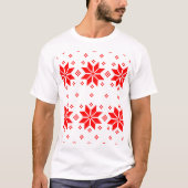 Prettig kerstfeest patroon 5 t-shirt (Voorkant)