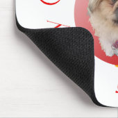 Prettig kerstfeest Pekingees Muismat (Hoek)