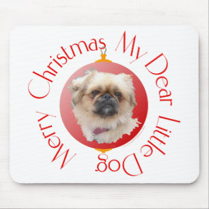 Prettig kerstfeest Pekingees Muismat