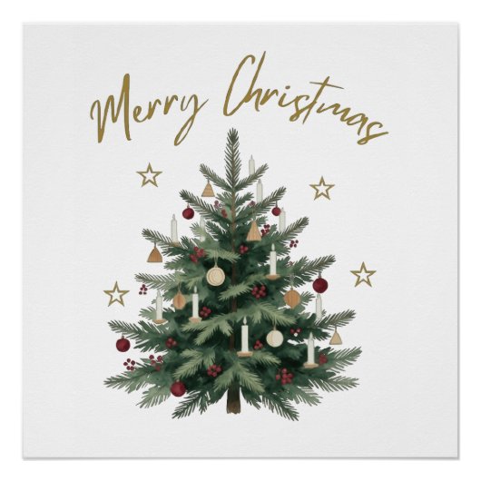 Prettig kerstfeest  perfect poster (Voorkant)