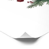 Prettig kerstfeest  perfect poster (Hoek)