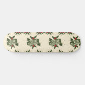 Prettig kerstfeest persoonlijk skateboard (Horizontaal)