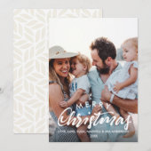 PRETTIG KERSTFEEST Persoonlijke geschetste foto Feestdagenkaart (Voorkant / Achterkant)