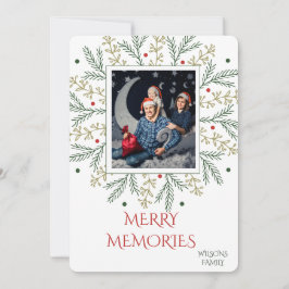 Prettig kerstfeest Persoonlijke Kerstkaart Kaart