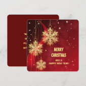 "Prettig kerstfeest" Persoonskaart Feestdagenkaart (Voorkant / Achterkant)