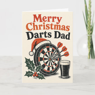 Prettig kerstfeest Pijltjes Vader Kaart