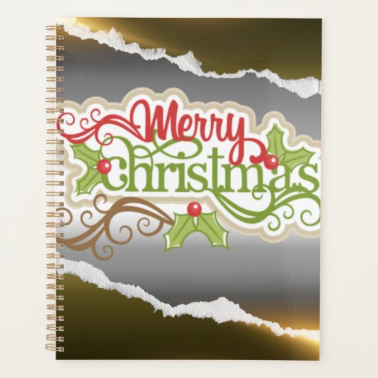 Prettig kerstfeest  planner (Voorkant)
