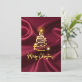 prettig kerstfeest Plat Kerstkaart