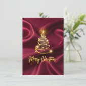 prettig kerstfeest Platte kerstkaart (Staand voorkant)