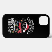 Prettig Kerstfeest, Poeslief en Licht Kat Kerstmis Case-Mate iPhone Case (Achterkant (horizontaal))
