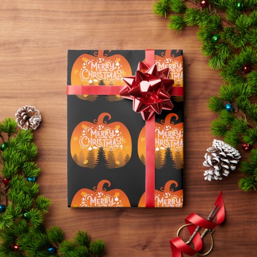 PRETTIG KERSTFEEST POMPOEN FEESTSEIZOEN CADEAUPAPIER (Feestdagen Geschenken)