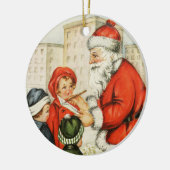 Prettig kerstfeest Poolse Kerst decor Cerami Keramisch Ornament (Links)