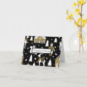 Prettig Kerstfeest, Poolse kerstkaart  Kaart (Gele Bloem)