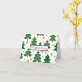 Prettig Kerstfeest, Poolse kerstkaart  Kaart (Gele Bloem)