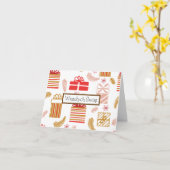 Prettig Kerstfeest, Poolse kerstkaart  Kaart (Gele Bloem)