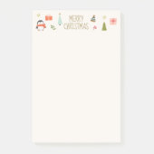 Prettig kerstfeest  post-it® notes (Voorkant)