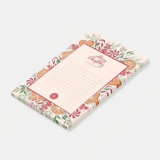 Prettig kerstfeest Post-it Notities Post-it® Notes (Schuin)