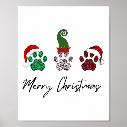 Prettig Kerstfeest Poster (Voorkant)