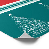 Prettig kerstfeest poster (Hoek)