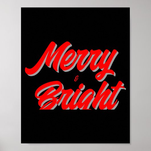 Prettig Kerstfeest Poster (Voorkant)